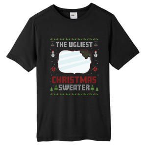 The Ugliest Ugly Christmas Sweater With Mirror Funny Xmas Tall Fusion ChromaSoft Performance T-Shirt