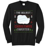 The Ugliest Ugly Christmas Sweater With Mirror Funny Xmas Tall Sweatshirt