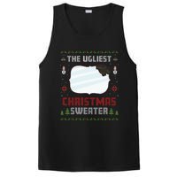 The Ugliest Ugly Christmas Sweater With Mirror Funny Xmas PosiCharge Competitor Tank