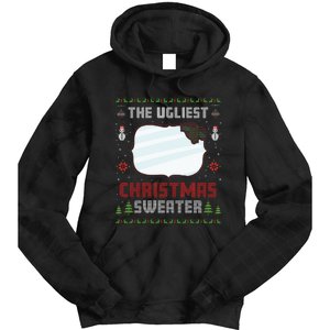 The Ugliest Ugly Christmas Sweater With Mirror Funny Xmas Tie Dye Hoodie