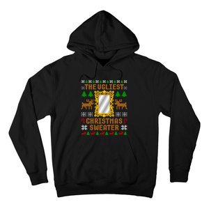 The Ugliest Ugly Christmas Sweater With Mirror Funny Xmas Hoodie