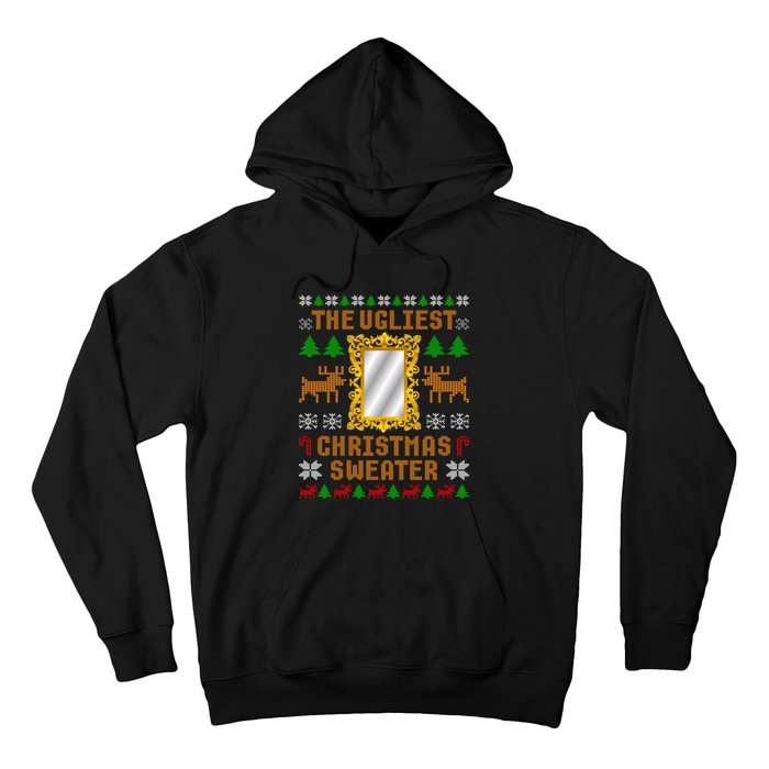 The Ugliest Ugly Christmas Sweater With Mirror Funny Xmas Hoodie