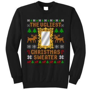 The Ugliest Ugly Christmas Sweater With Mirror Funny Xmas Sweatshirt