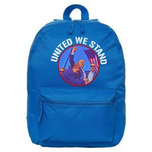 Trump United We Stand Trump Never Surrender Gift 16 in Basic Backpack