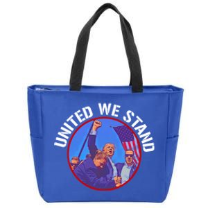 Trump United We Stand Trump Never Surrender Gift Zip Tote Bag