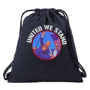 Trump United We Stand Trump Never Surrender Gift Drawstring Bag