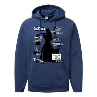 The Untamed Wei Wuxian Quotes Performance Fleece Hoodie