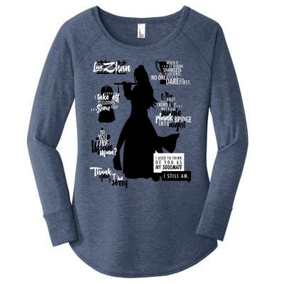 The Untamed Wei Wuxian Quotes Women's Perfect Tri Tunic Long Sleeve Shirt