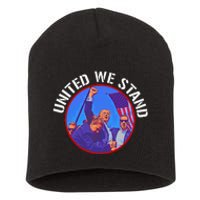 Trump United We Stand Trump Never Surrender Short Acrylic Beanie