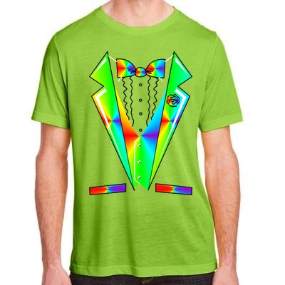 Tux Tuxedo With Pockets Rose Tie Dye Adult ChromaSoft Performance T-Shirt