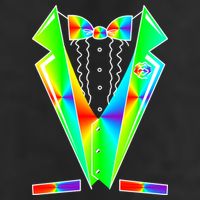 Tux Tuxedo With Pockets Rose Tie Dye Garment-Dyed Heavyweight T-Shirt