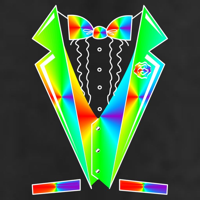 Tux Tuxedo With Pockets Rose Tie Dye Garment-Dyed Heavyweight T-Shirt