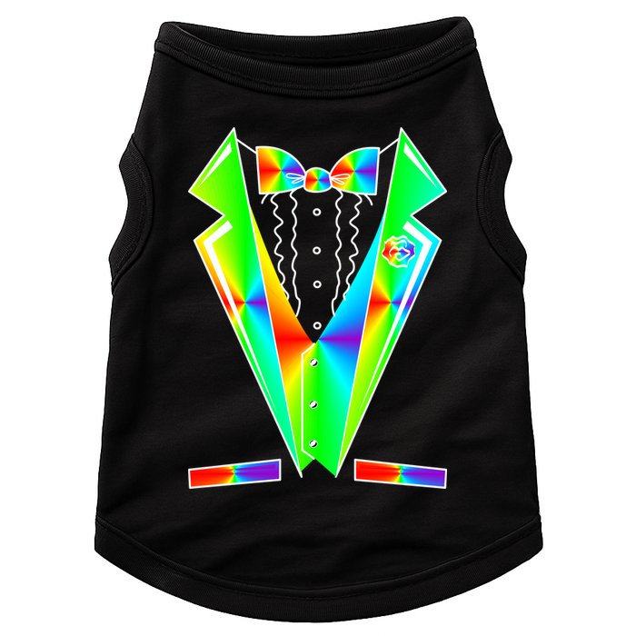 Tux Tuxedo With Pockets Rose Tie Dye Doggie Tank