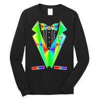 Tux Tuxedo With Pockets Rose Tie Dye Long Sleeve Shirt