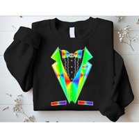 Tux Tuxedo With Pockets Rose Tie Dye Sweatshirt