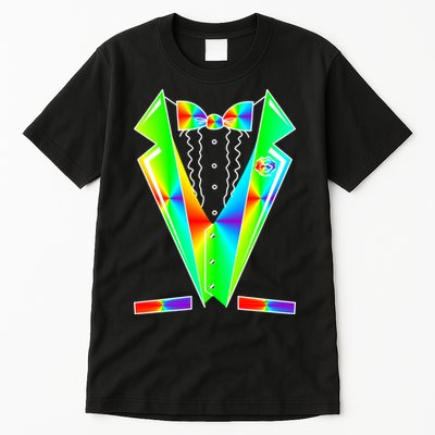 Tux Tuxedo With Pockets Rose Tie Dye Tall T-Shirt