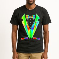 Tux Tuxedo With Pockets Rose Tie Dye Tall T-Shirt