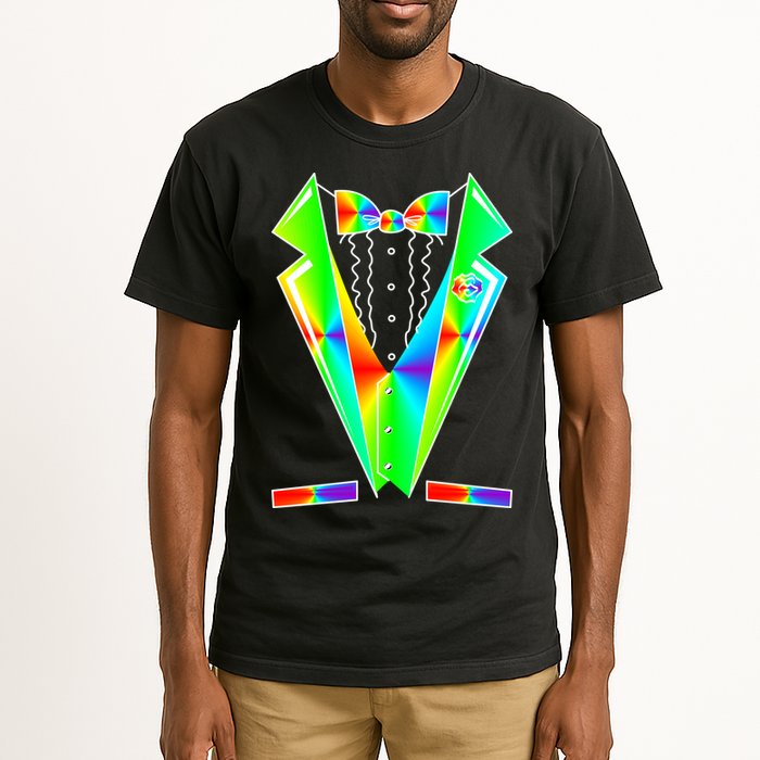 Tux Tuxedo With Pockets Rose Tie Dye Tall T-Shirt