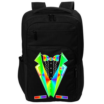 Tux Tuxedo With Pockets Rose Tie Dye Impact Tech Backpack