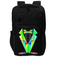 Tux Tuxedo With Pockets Rose Tie Dye Impact Tech Backpack