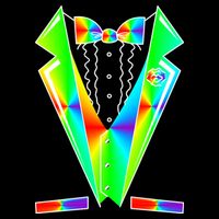 Tux Tuxedo With Pockets Rose Tie Dye Impact Tech Backpack