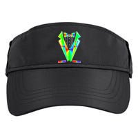 Tux Tuxedo With Pockets Rose Tie Dye Adult Drive Performance Visor
