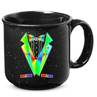 Tux Tuxedo With Pockets Rose Tie Dye 15oz Campfire Ceramic Mug