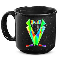 Tux Tuxedo With Pockets Rose Tie Dye 15oz Campfire Ceramic Mug