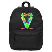 Tux Tuxedo With Pockets Rose Tie Dye 16 in Basic Backpack