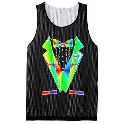 Tux Tuxedo With Pockets Rose Tie Dye Mesh Reversible Basketball Jersey Tank
