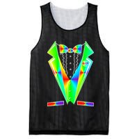 Tux Tuxedo With Pockets Rose Tie Dye Mesh Reversible Basketball Jersey Tank