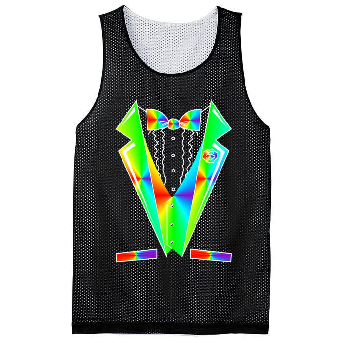 Tux Tuxedo With Pockets Rose Tie Dye Mesh Reversible Basketball Jersey Tank