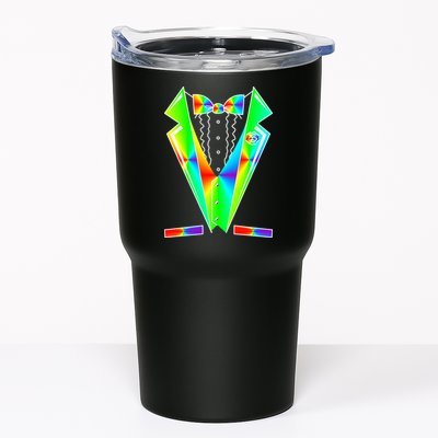 Tux Tuxedo With Pockets Rose Tie Dye Tumbler