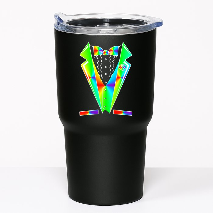Tux Tuxedo With Pockets Rose Tie Dye Tumbler