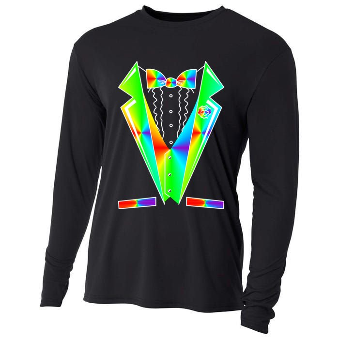 Tux Tuxedo With Pockets Rose Tie Dye Cooling Performance Long Sleeve Crew