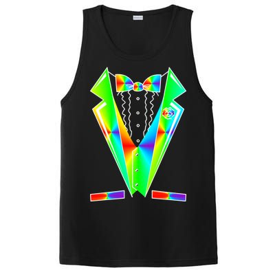 Tux Tuxedo With Pockets Rose Tie Dye PosiCharge Competitor Tank