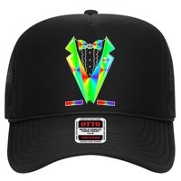 Tux Tuxedo With Pockets Rose Tie Dye Trucker Hat