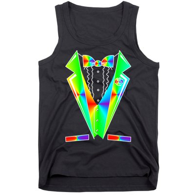 Tux Tuxedo With Pockets Rose Tie Dye Tank Top