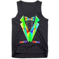 Tux Tuxedo With Pockets Rose Tie Dye Tank Top
