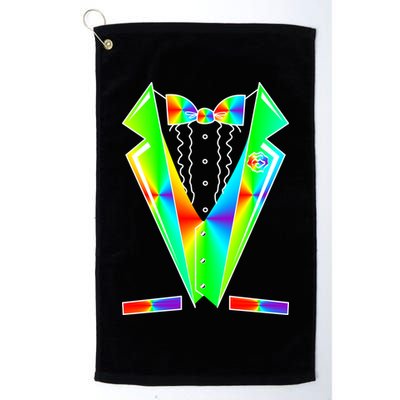 Tux Tuxedo With Pockets Rose Tie Dye Golf Towel