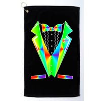 Tux Tuxedo With Pockets Rose Tie Dye Golf Towel