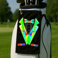 Tux Tuxedo With Pockets Rose Tie Dye Golf Towel