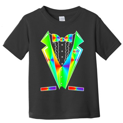 Tux Tuxedo With Pockets Rose Tie Dye Toddler T-Shirt
