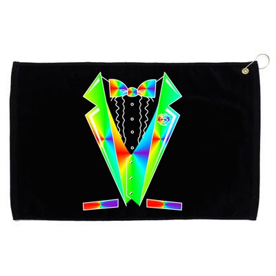 Tux Tuxedo With Pockets Rose Tie Dye Grommeted Golf Towel
