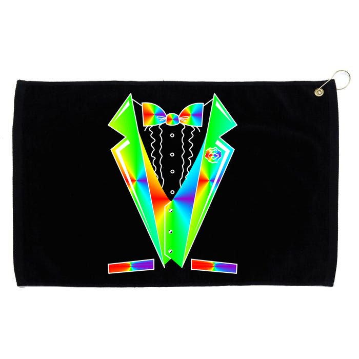 Tux Tuxedo With Pockets Rose Tie Dye Grommeted Golf Towel