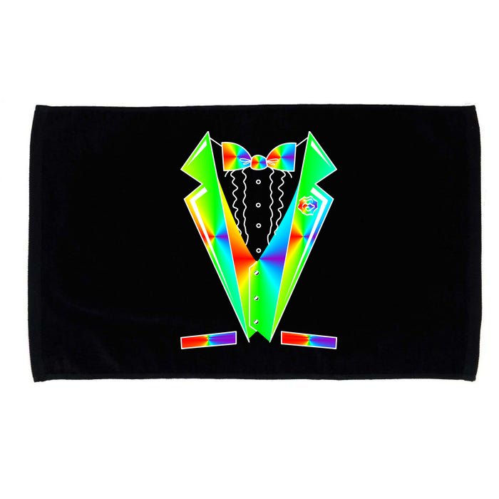 Tux Tuxedo With Pockets Rose Tie Dye Microfiber Hand Towel