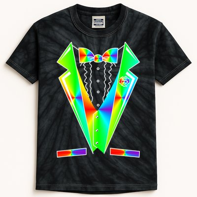 Tux Tuxedo With Pockets Rose Tie Dye Kids Tie-Dye T-Shirt