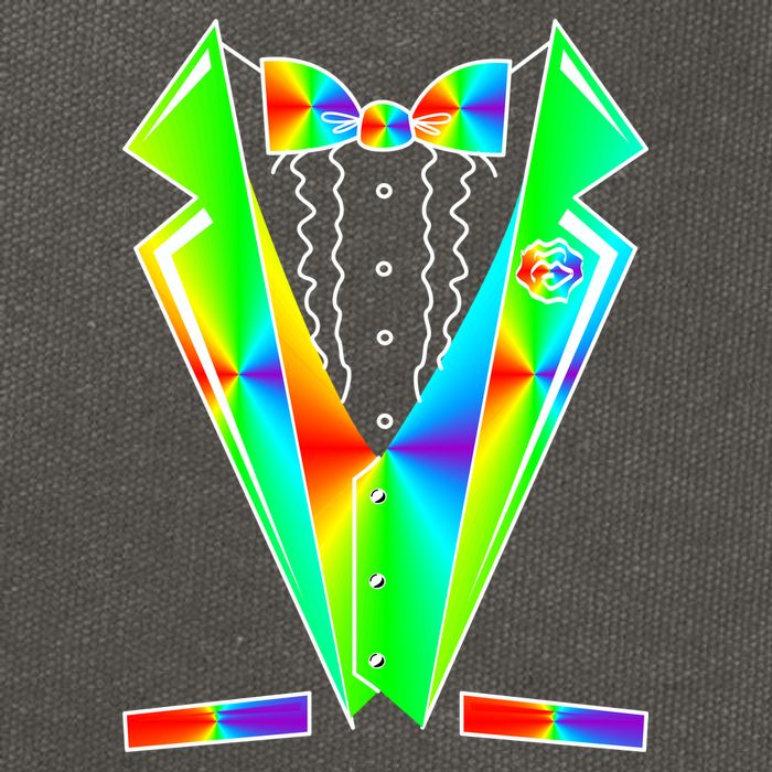 Tux Tuxedo With Pockets Rose Tie Dye Cotton Canvas Backpack