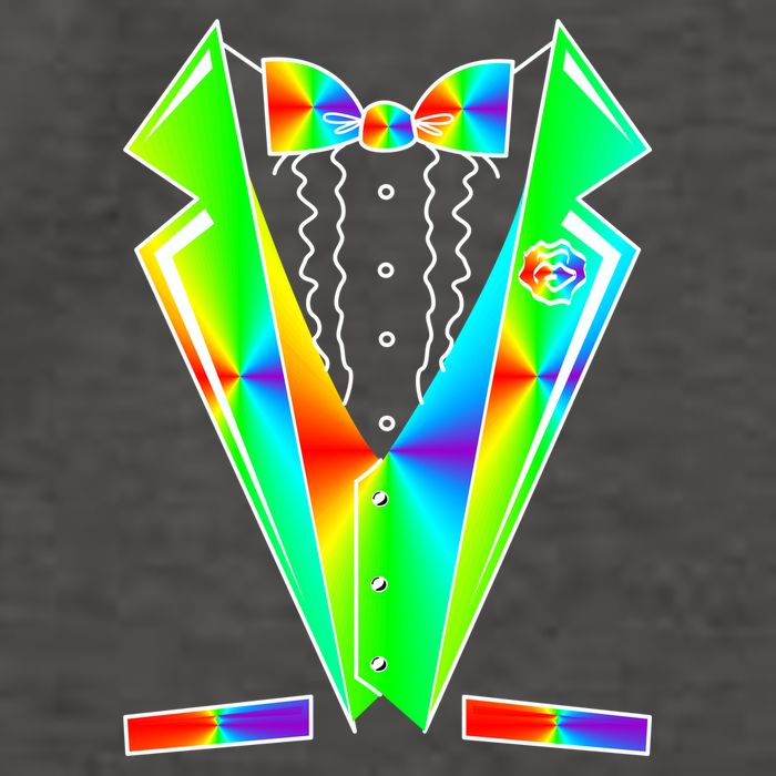 Tux Tuxedo With Pockets Rose Tie Dye Vector Backpack