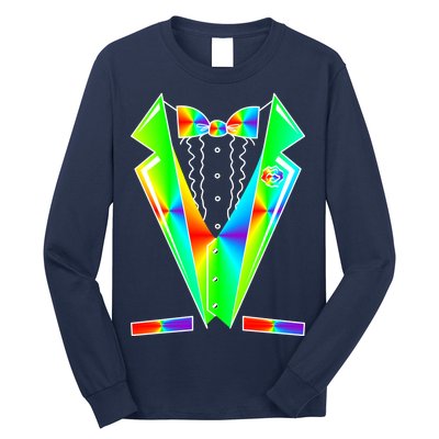 Tux Tuxedo With Pockets Rose Tie Dye Long Sleeve Shirt